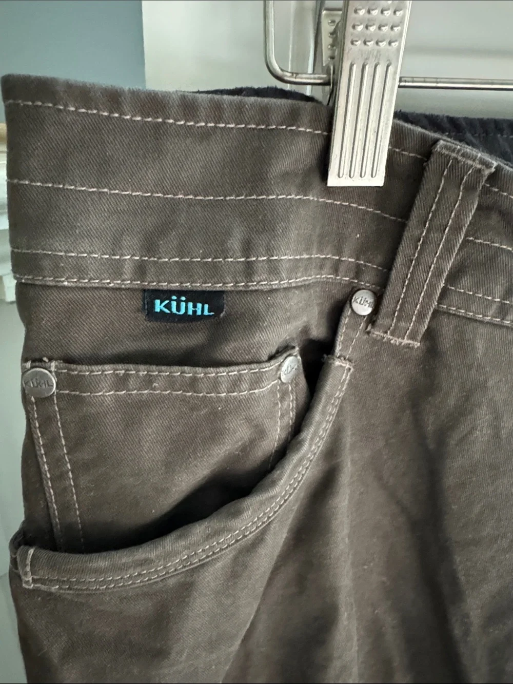 Kuhl Men's Brown Straight-Leg Chinos